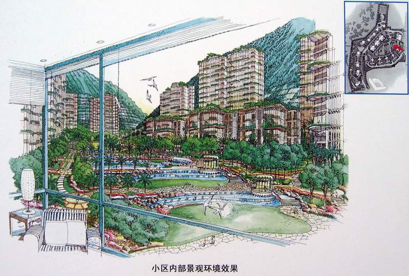 小區(qū)內部環(huán)境效果